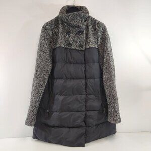 S. Oliver Snap / Button Puffer Jacket Quilted Black Ladies Size 10